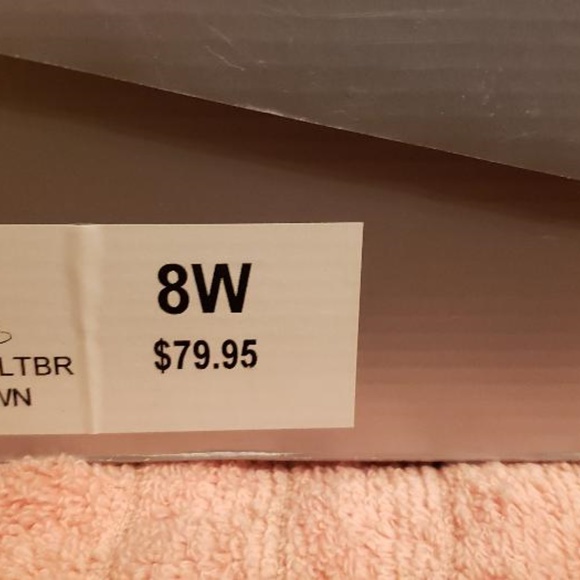 LANE BRYANT CHOCOLATE BROWN WIDE LEG DRESS BOOTS - Picture 7 of 7